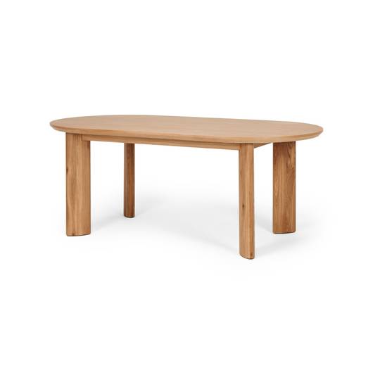 Kontur Dining Table Natural Oak 200cm